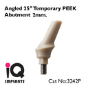Angled Temporary PEEK Abutment 25º