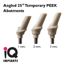 Angled Temporary PEEK Abutment 25º