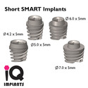 NEW Short SMART IQ implants 5.0 mm Long