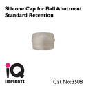 Set of 4 Silicone Caps for Ball Abutment