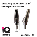 Special Offer : 5 Slim Angled Abutments 15º