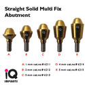 Straight Solid Multi Fix Abutment