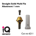 Straight Solid Multi Fix Abutment