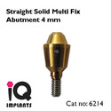 Set of 1 Straight Solid Multi Fix Abutment + 1 Ope