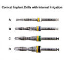 Special Offer: Set Of 4 Conical  Drills Internal I