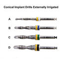 Special Offer:Set of 4 Conical  Drills Externally 