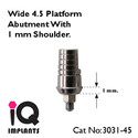 Special Offer: 5 Wide 4.5mm Platform Abutments wit