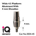 Special Offer: 5 Wide 4.5mm Platform Abutments wit