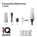 Connection Abutment 1mm Height