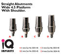 Special Offer: 5 Wide 4.5mm Platform Abutments wit