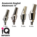 Special Offer :10 Angled Anatomic Abutments 15º