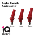 Special Offer : 10 Angled Castable Abutments 15º 