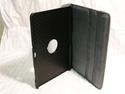 IPAD 2 3 LEATHER CASE COVER 360 ROTATION BLACK PER