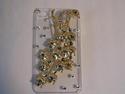 IPHONE 4 4S CASE / COVER SWAROVSKI CRYSTAL PEACOCK