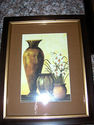 Framed Prints In Brown Beige Modern Floral & Vases