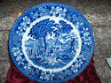 Blue Scenic Plate 9" Nice Vintage Condition Made i