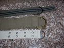 Lot of 3 Ladies Canvas "D" Ring Belts NWOT Greens,