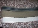 Lot of 3 Ladies Canvas "D" Ring Belts NWOT Greens,