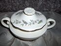 Homer Laughlin Sugar Bowl W/Lid & Creamer Gardenia