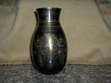 Beautiful Vintage Cast Brass W/Hand Engraved Overl