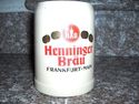 Henninger Brau 0.5 L German Beer Stein Frankfort M