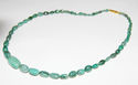 118.50 CT NATURAL ZAMBIAN EMERALD NECKLACE 17.5 IN