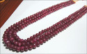 1181.50 CT NATURAL AFRICAN 3 ROWS RUBY NECKLACE GO