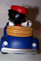 2005 Betty Boop Musical Trinket box blue car  San 