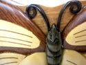 BUTTERFLY Box -Intarsia Wood Design -FREE SHIPPING