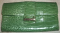 Beautiful Ann Taylor Loft Clutch/Wallet Green NWT