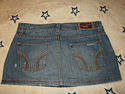 Hollister Mini Skirt Distressed Size 5 NICE SHIPS 