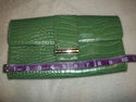 Beautiful Ann Taylor Loft Clutch/Wallet Green NWT