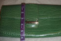 Beautiful Ann Taylor Loft Clutch/Wallet Green NWT