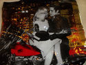 Elvis Presley and Girl Tote Bag On Motor Cycle Uni