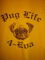 Fossil T-Shirt Womens Size Small "PUG LIFE" CUTE M