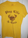 Fossil T-Shirt Womens Size Small "PUG LIFE" CUTE M