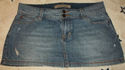 Hollister Mini Skirt Distressed Size 5 NICE SHIPS 