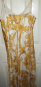 Nine West Ladies Gold Floral Dress Size 6 FREE SHI