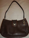 Beautiful Fossil Bag With Key Attached Mint!