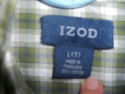 Boys IZOD Button Up Shirt Size Large (7) FREE SHIP