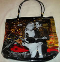 Elvis Presley and Girl Tote Bag On Motor Cycle Uni