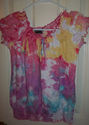 Eyeshadow Girls Tye-Dye Top Size M/10/12