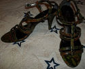 Mossimo Snake Skin Camo Style Heels Size 7 