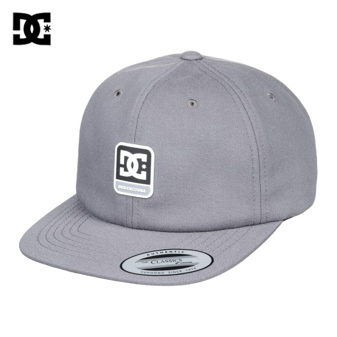 grey dc hat