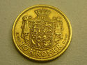 GOLD COIN 1909 10 kronur kroner KM 809 King Freder