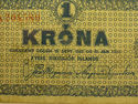 Iceland 1 Krona 1900.   P-18b.  Extra rare - free 