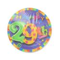 29th Birthday Plate Case Pack 120
