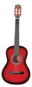 38"" Red Acoustic Guitar Case Pack 6