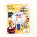 American Baby Pacifier Holder God Bless America Ca