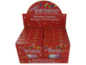 36 Piece Birthday Candles (12 Pack Per Display) Ca